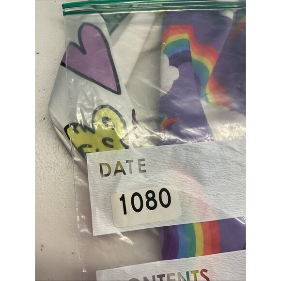 LOT OF 2 Lola and the Boys Satin Pajama tops size 2T hearts rainbows butterflies - Picture 7 of 7